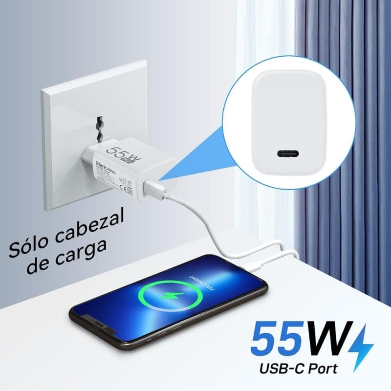 Carregador Blackview 55W Parede