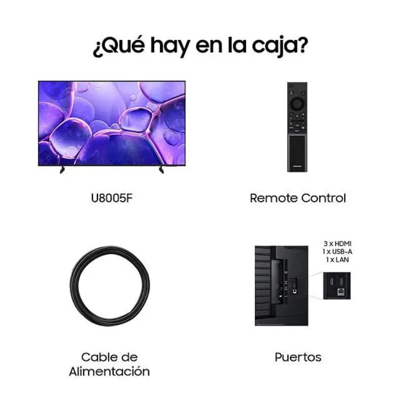 Samsung TU55U8005FU 55 4K Ultra HD LED Smart TV Negro - Ítem6