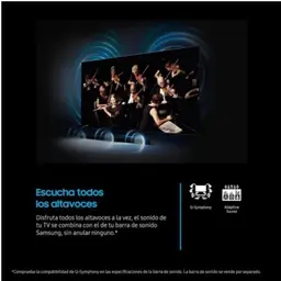 Samsung TU85U7025FK 85" 4K Ultra HD LED Smart TV Negro, combina los altavoces de la TV con tu barra de sonido