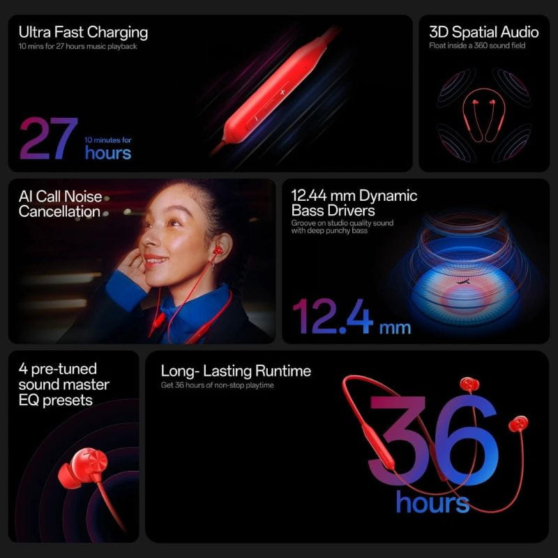 Oneplus Bullet Wireless Z3 SAMBA SUNSET - Auriculares sem fios - Item4