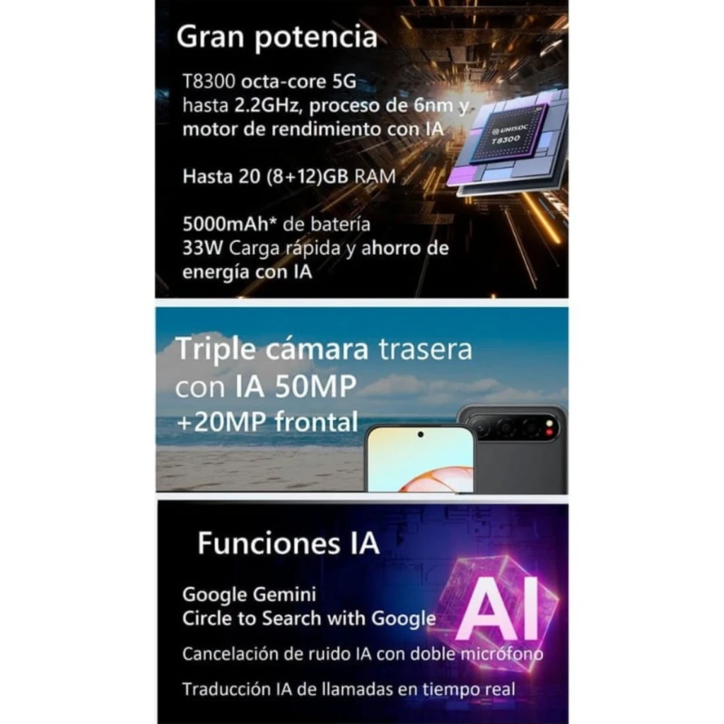 ZTE Nubia Air 5G 8Go/256Go Noir - Ítem4