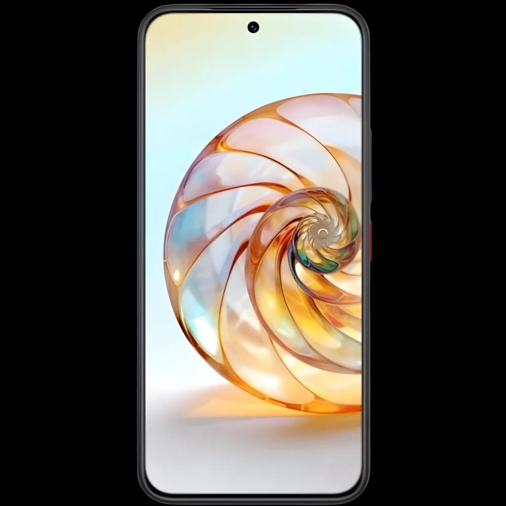 ZTE Nubia Air 5G 8GB/512GB Negro con pantalla casi sin bordes, cámara frontal en perforación central y marco delgado en color negro elegante