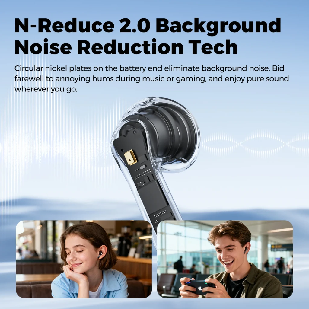 SoundPEATS Air6 HS Écouteurs Bluetooth Noir - Ítem5