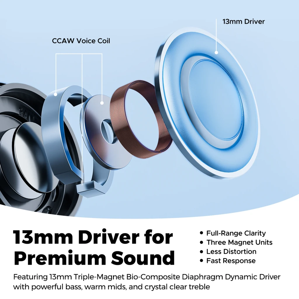 SoundPEATS Air6 HS Écouteurs Bluetooth Noir - Ítem3