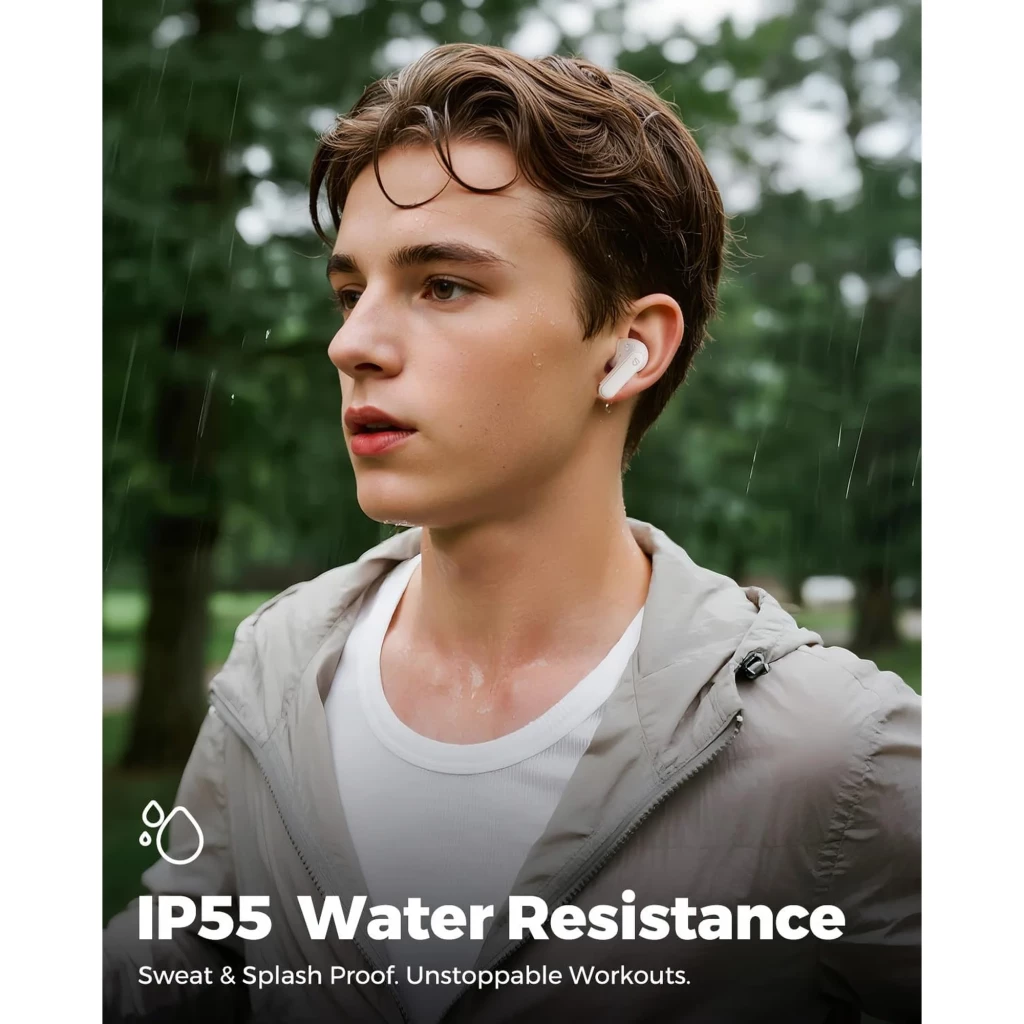 Soundpeats Q3 PRO Blanco con estuche de carga mate; auriculares intraurales con puntas de silicona, tallos alargados y luz LED frontal en el estuche - Ítem7