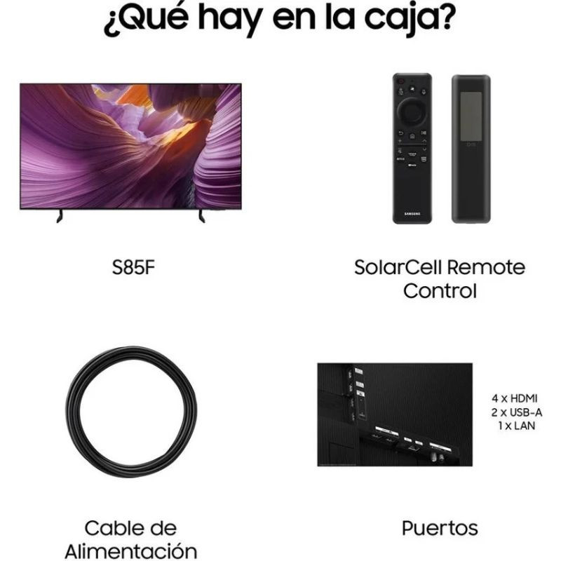 Samsung TQ55S85FAU 55 4K Ultra HD OLED Smart TV Negro - Ítem3