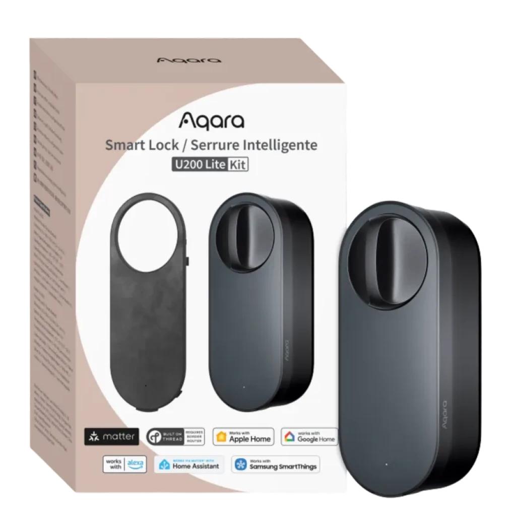 AQARA Smart Lock U200 Lite Negro - Cerradura inteligente con autocierre y opciones de uso nocturno - Ítem3