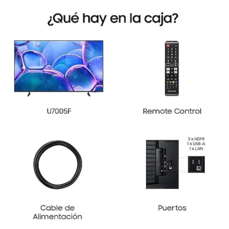 Samsung TU43U7005FK 43 4K Ultra HD LED Smart TV Negro - Ítem2
