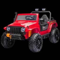 Todoterreno 12V Rojo - Coche eléctrico para niños