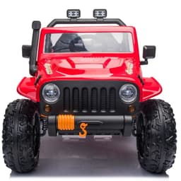 Todoterreno 12V Rojo - Coche eléctrico para niños, imagen frontal