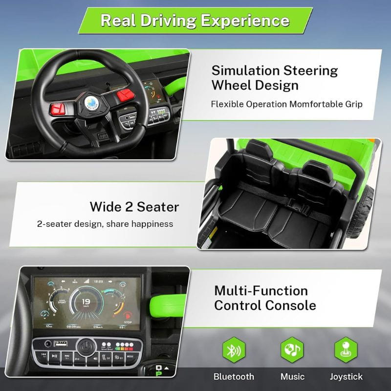 Buggy 24V Verde - Carro elétrico para crianças - Item6
