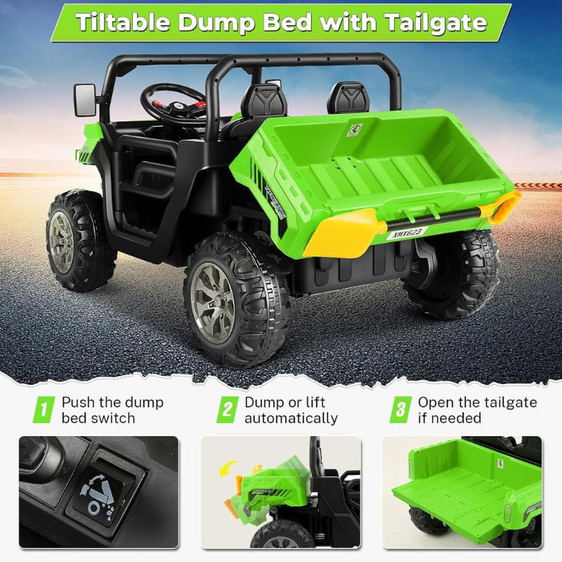 Buggy 24V Verde - Carro elétrico para crianças - Item5