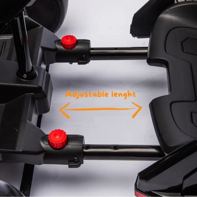 Audi GoKart 24V Rouge - Voiture électrique pour enfants, taille réglable