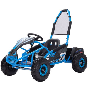 Mud Monster GoKart 48V Azul - Coche eléctrico para niños