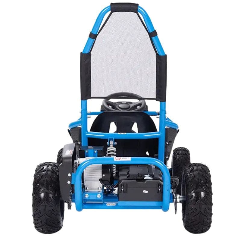Mud Monster GoKart 48V Azul - Carro elétrico para crianças, imagem traseira