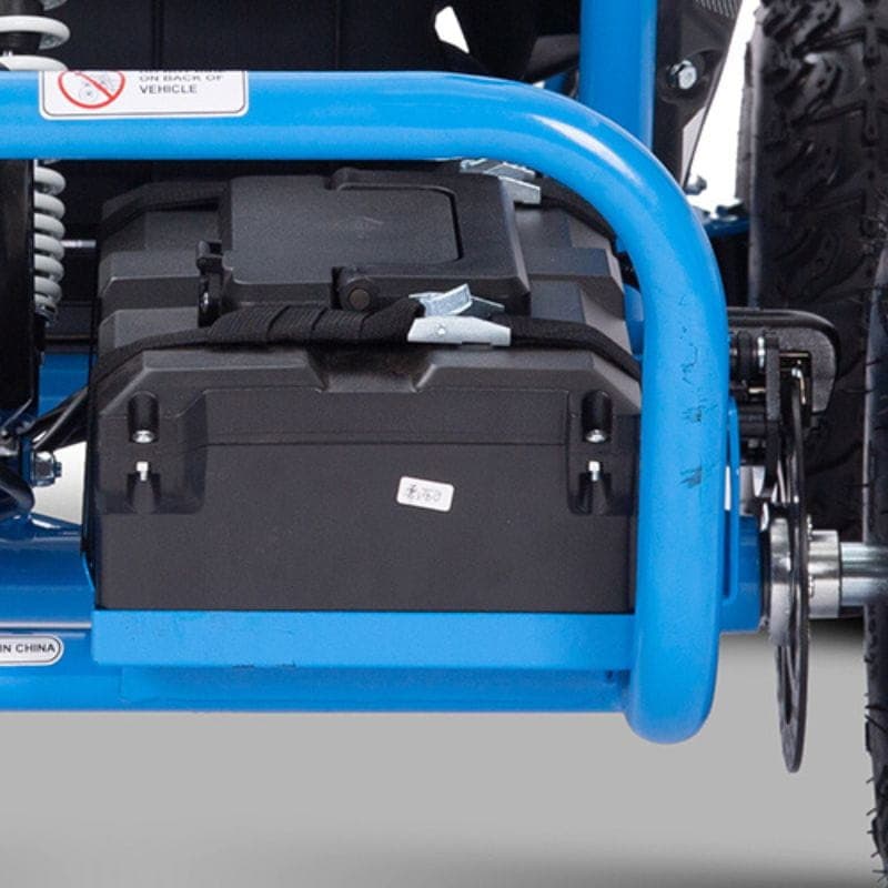 Mud Monster GoKart 48V Azul - Carro elétrico para crianças, imagem da bateria