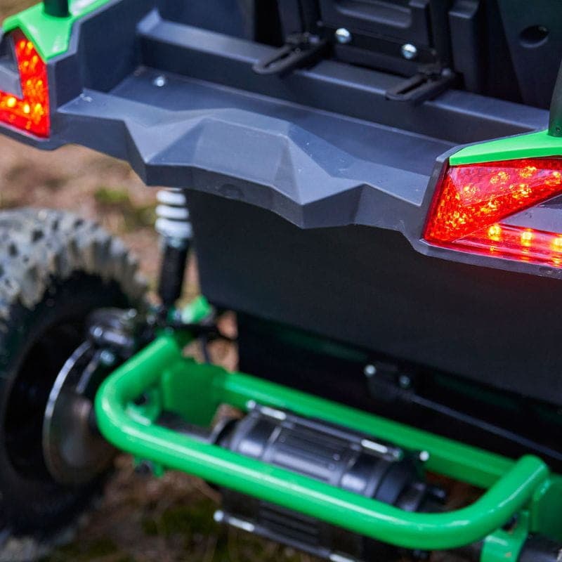 Buggy UTV Todo-o-Terreno 48V Verde - Carro elétrico para crianças, imagem traseira