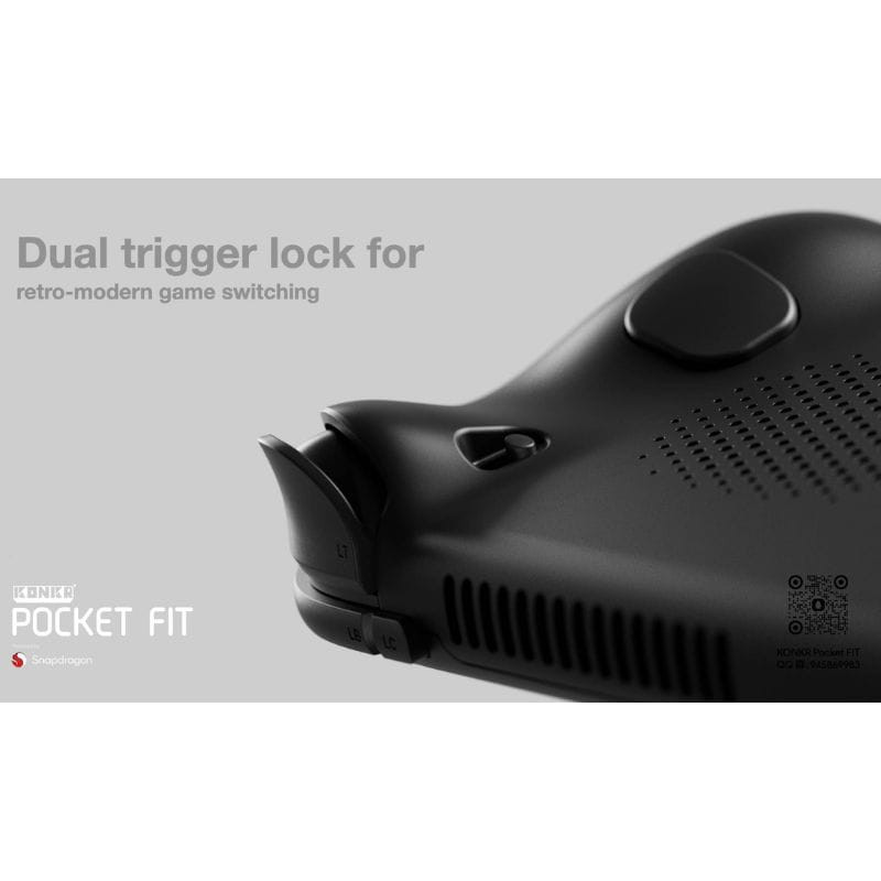 Ayaneo Konkr Pocket FIT Snapdragon G3 Gen 3 12GB/256GB Negro - Ítem3