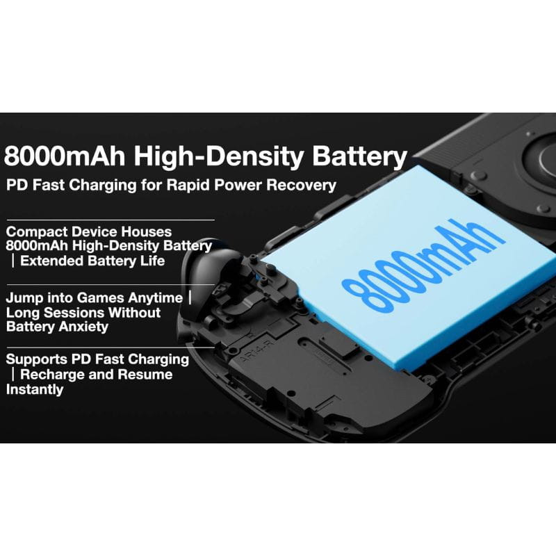 Ayaneo Konkr Pocket FIT Snapdragon G3 Gen 3 12GB/256GB Negro - Ítem5