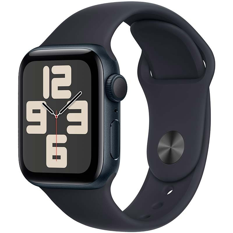 Apple Watch SE GPS 40 mm 2023 Midnight com pulseira desportiva M/L Renovado - Excelente Condição - Item