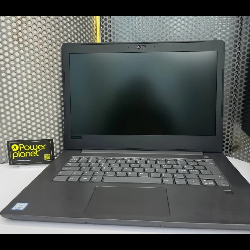 Laptop Lenovo V330-14IKB 14 pol cinza, teclado QWERTZ, tela fosca sem reflexos, webcam embutida, corpo fino e acabamento metálico elegante