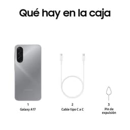 Samsung Galaxy A17 4G 4GB/128GB Negro , contenido de la caja