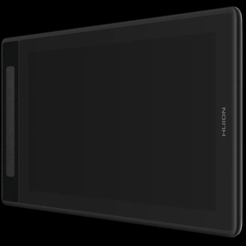 Huion Kamvas Pro 13 GT1302 tablette graphique noire, écran IPS 13,3 pouces QHD+, bords fins, surface mate antireflet, bouton latéral et bande tactile