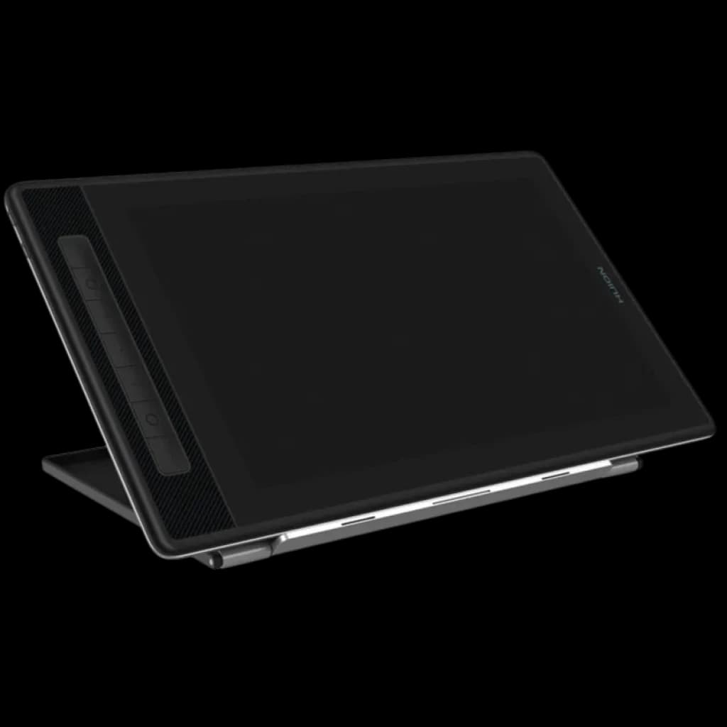 Huion Kamvas Pro 13 GT1302 tablette graphique avec écran IPS 13,3 pouces QHD+, support inclinable, bord fin, touches rapides latérales et surface mate