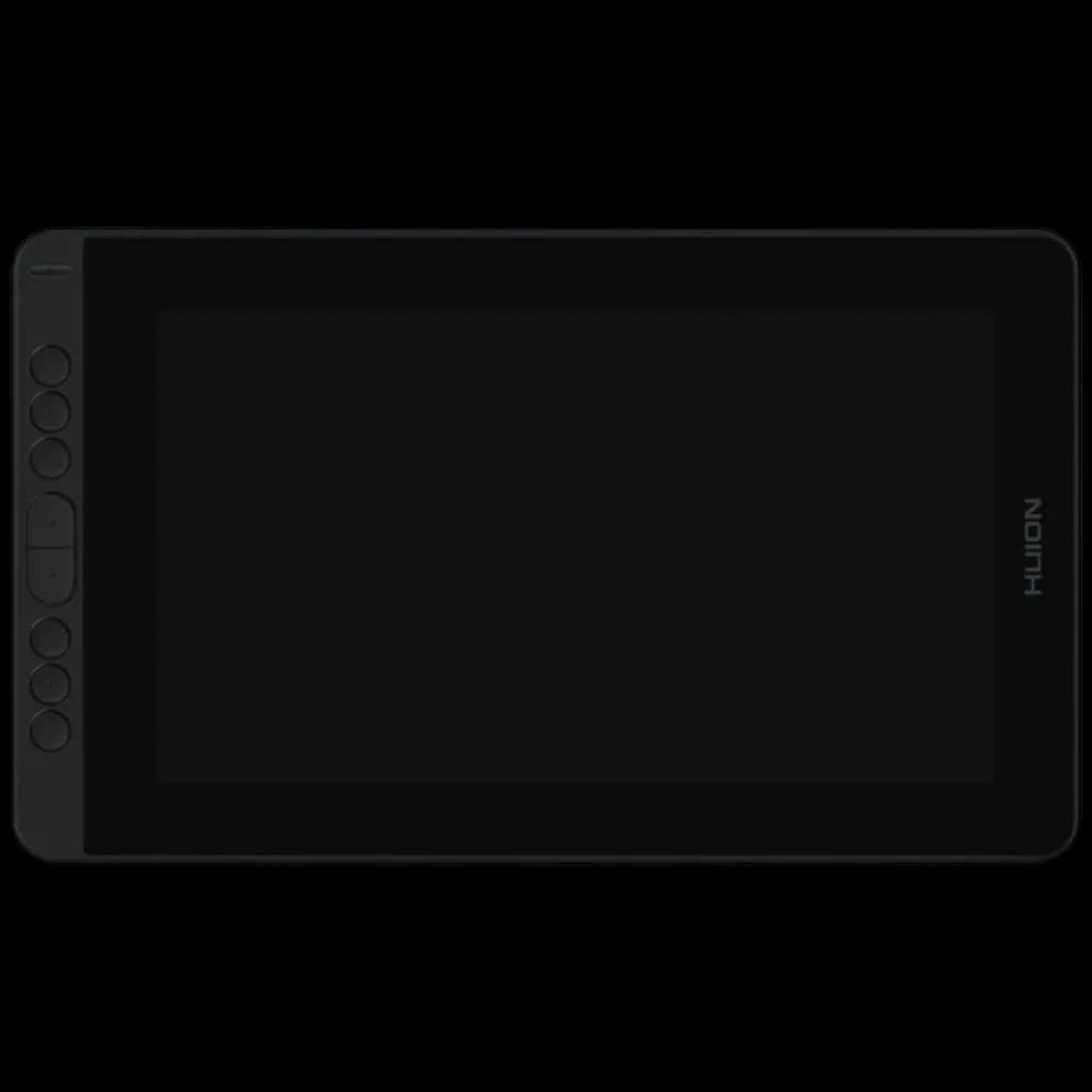 Huion Kamvas 12 GS1161 tablette graphique 11,6 pouces avec écran noir mat, 6 boutons latéraux et molette, bord fin pour dessin numérique précis