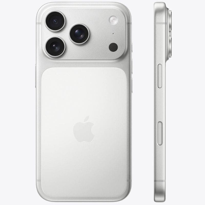 iPhone 17 Pro 256GB Plata, imagen lateral y trasera