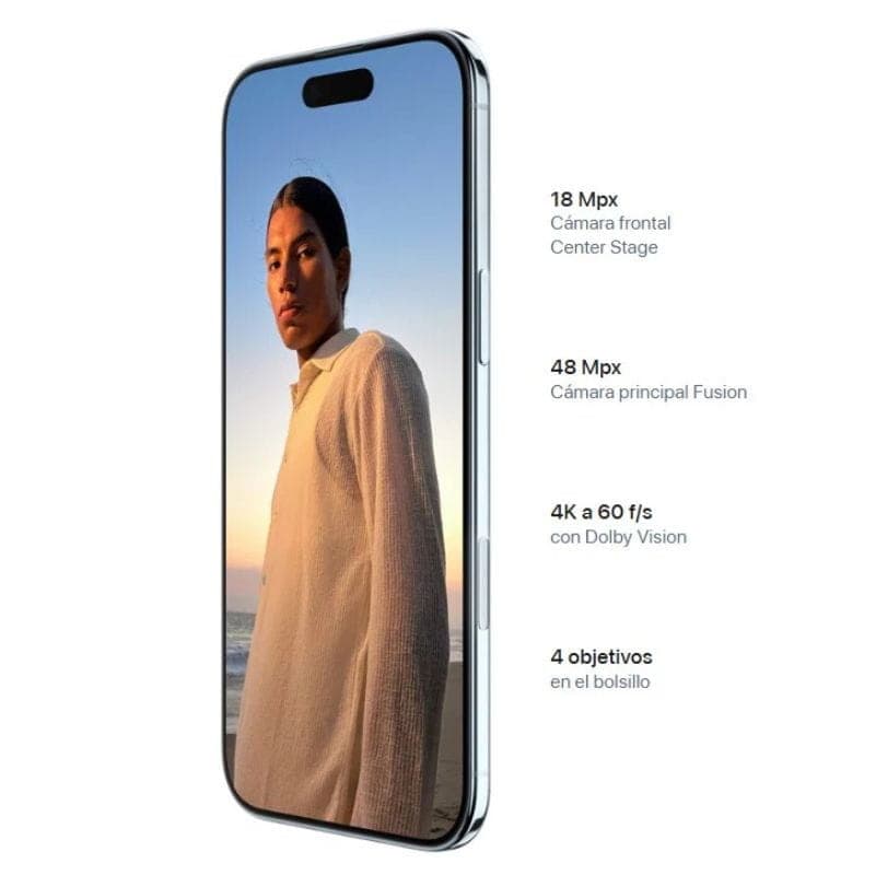 iPhone 17 Pro 256 Go Argent, caractéristiques des appareils photo