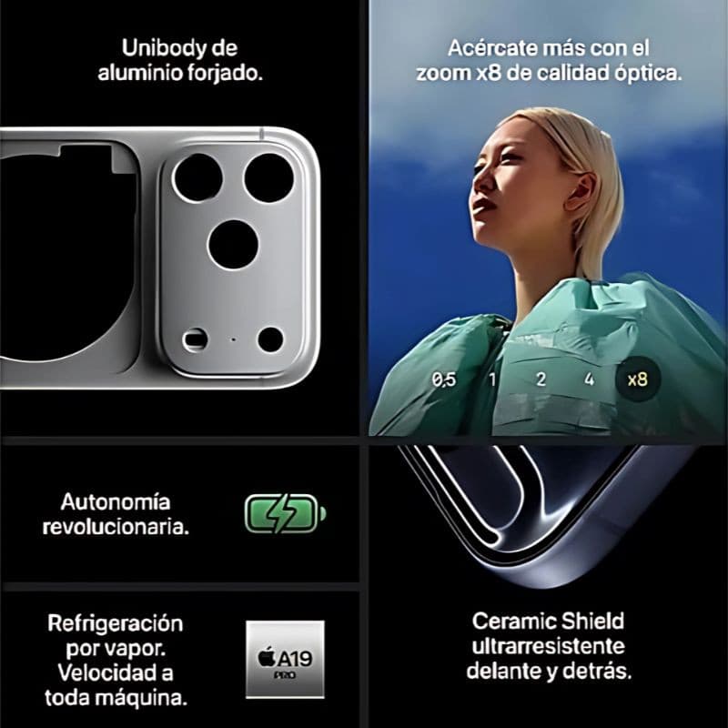Características de iPhone 17 Pro Max Azul Oscuro