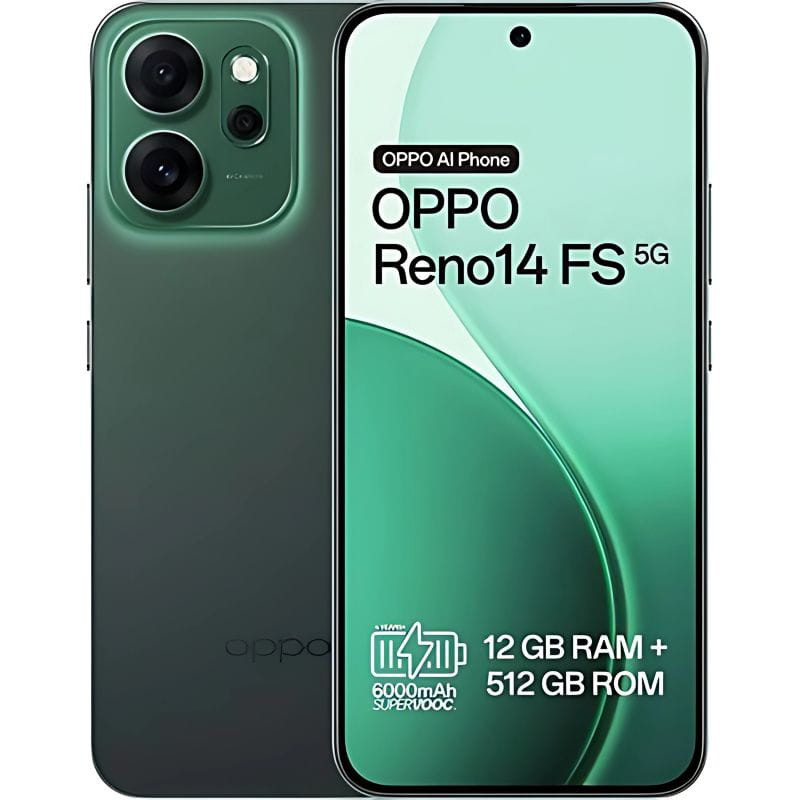 Oppo Reno14 FS 5G 12GB/512GB Luminous Green - Ítem