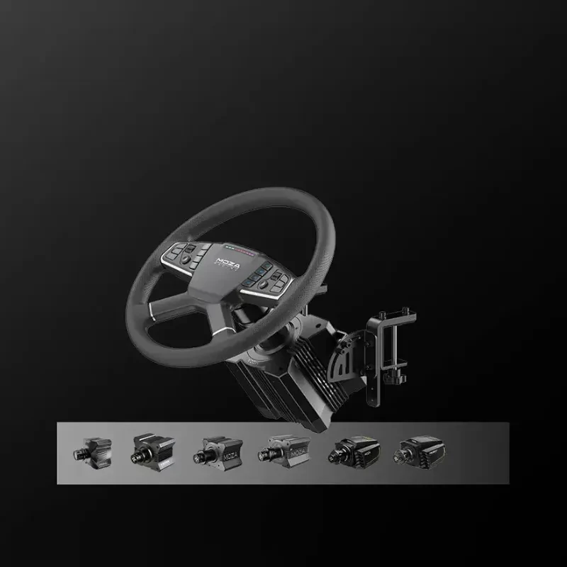 Moza R5 Trucking Bundle PC - Volante de Simulación con base directa de 5nm + Pedales - Ítem2