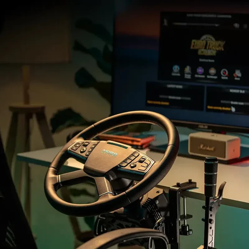 Moza R5 Trucking Bundle PC - Volante de Simulación con base directa de 5nm + Pedales - Ítem6