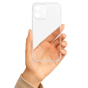 Étui Funda de silicona Reinforced Oppo Reno14 transparent, silicone souple, bords renforcés, découpes précises pour caméra, protection anti-chocs et