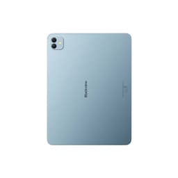 Blackview Link 8 4G 6GB/256GB Azul com traseira fosca azul-claro, módulo de câmera dupla no canto superior esquerdo e logotipo central Blackview