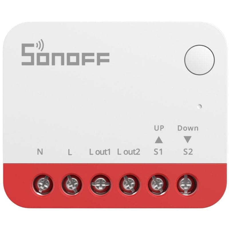 Mini-interrupteur intelligent ZigBee Sonoff MINI-ZBRBS, vue de face