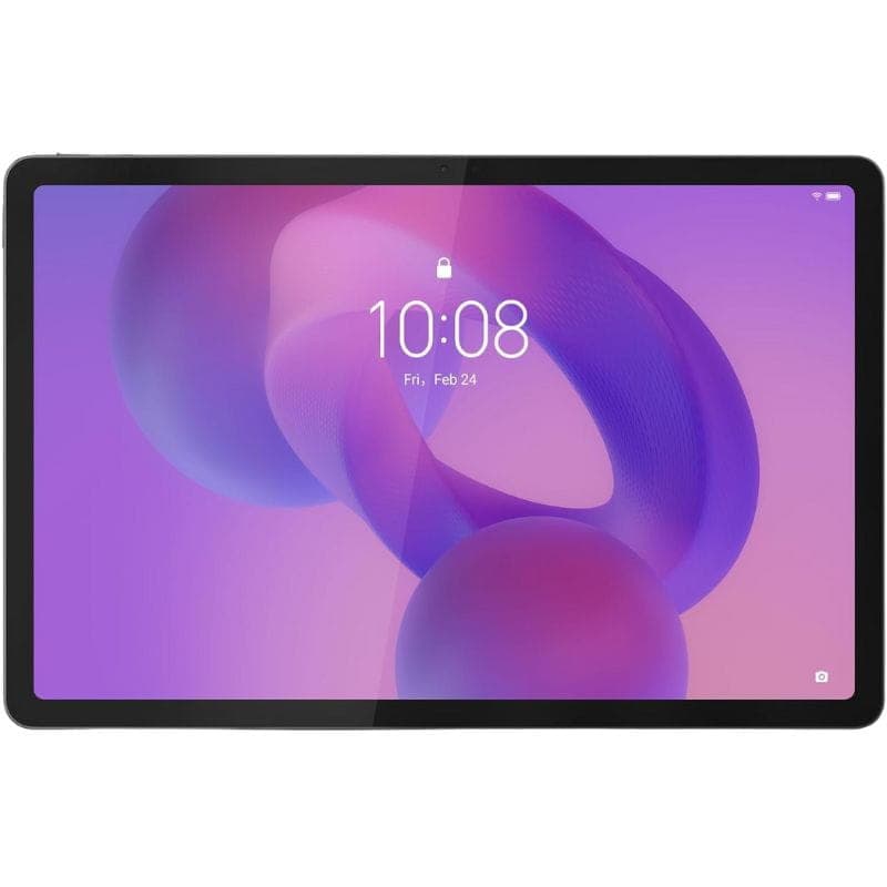 Tablet Lenovo Idea Tab 11 gris con pantalla amplia borde fino, cámara frontal centrada, interfaz minimalista y conectividad WiFi y 5G, 8GB RAM 256GB
