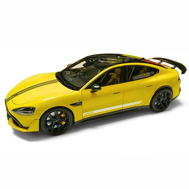 Xiaomi SU7 Ultra 1/18 Die-cast Model Car Amarelo Relâmpago - Item1