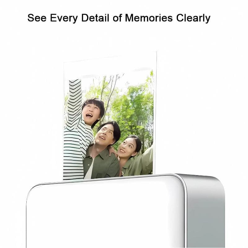 Pegatinas de papel fotográfico de sublimación para impresora fotográfica Xiaomi Pro (50 hojas), imagen imprimiendo