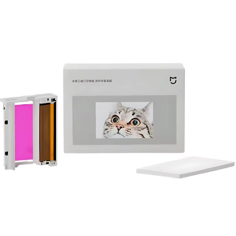Autocolantes de papel fotográfico de sublimação para Xiaomi Photo Printer Pro (50 folhas) - Item