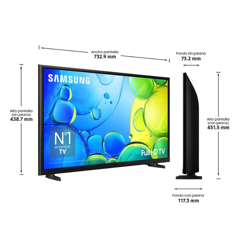 Samsung TU32F6005FK 32 Full HD LED Smart TV Negro - Ítem1