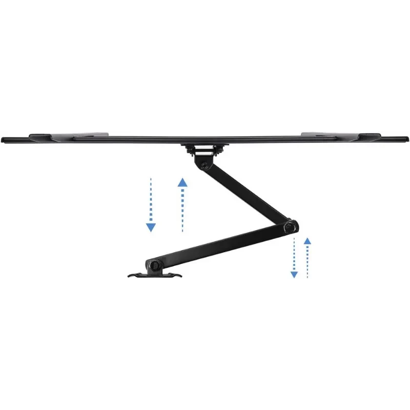 Soporte de pared TooQ LP6070TN-B para TVs 37-70 pulgadas, brazo articulado doble, ajuste inclinable y giratorio, estructura robusta hasta 50 kg, acabado negro - Ítem4