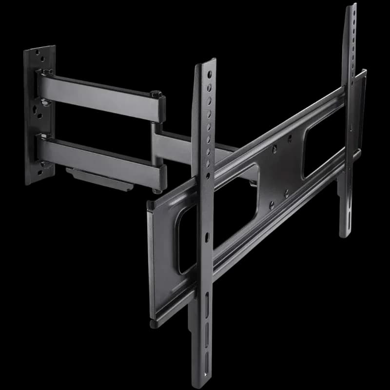 TooQ LP6070TN-B suporte de parede articulado para TVs 37-70, braços duplos, ajuste de inclinação e rotação, estrutura metálica robusta até 50 kg