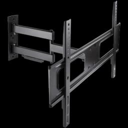 TooQ LP6070TN-B suporte de parede articulado para TVs 37-70, braços duplos, ajuste de inclinação e rotação, estrutura metálica robusta até 50 kg