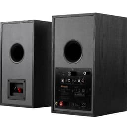Klipsch R-51M Reference 85 W Noir haut-parleurs bibliothèque noirs avec évent arrière large, borniers à vis, finitions bois texturé, entrées RCA et