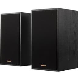 Enceintes bibliothèque Klipsch R-51M Reference 85 W noir, coffret texturé bois, façade grillage tissu noir, design rectangulaire épuré pour salon ou studio