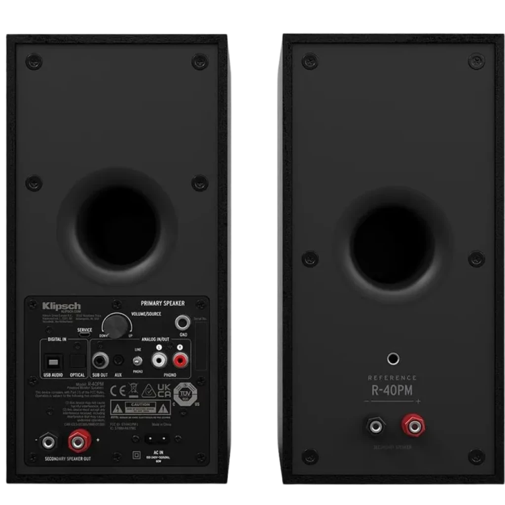 Klipsch Reference R-40PM - Altavoces Activos de estantería (Pareja) 70W - Ítem3