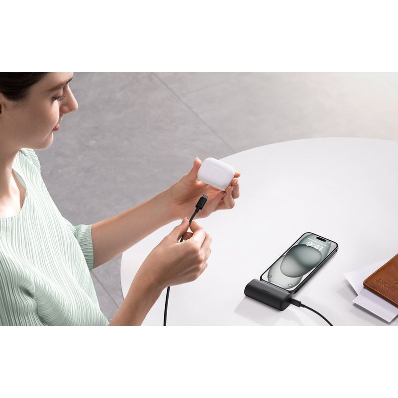 Powerbank OS-Baseus Compact IP 5000mAh 20W USB-C Negro - Ítem5